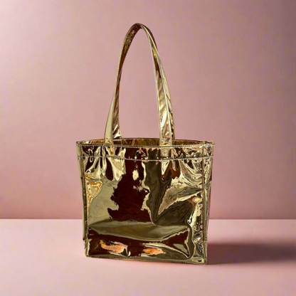 Gold Sosheeny Small Tote